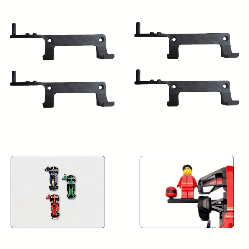 Victor Racket Jetspeed - 4-delige auto-displaystandaard, wandmontage, decoratieve planken voor