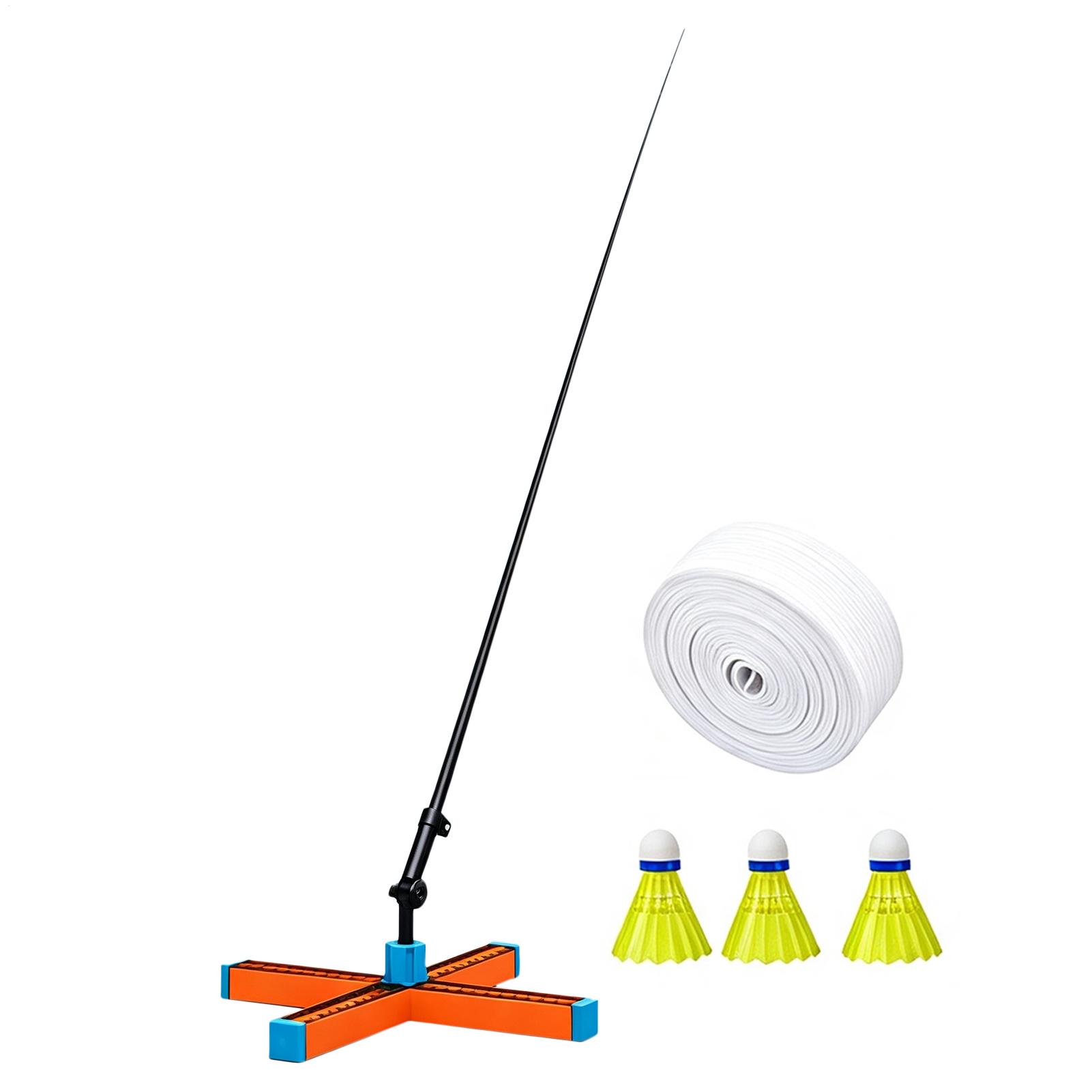 Badminton Rebound Trainer - Badminton Enkelvoudig Trainingshulpmiddel Draagbaar Opvouwbaar Automatische