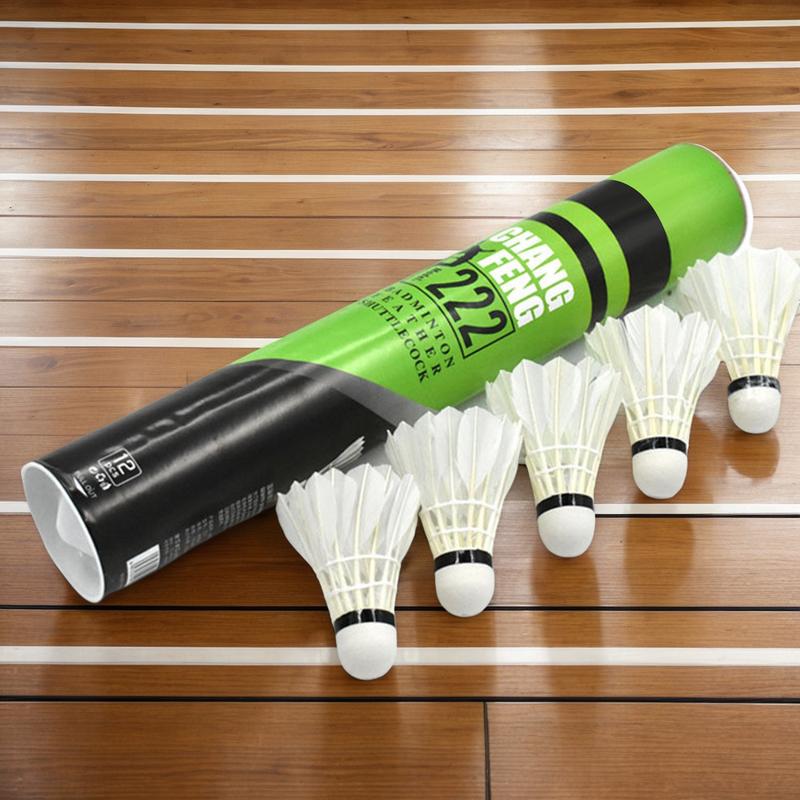 Badminton Bwf - 12PC Duurzame Badminton Shuttle Duck Feather