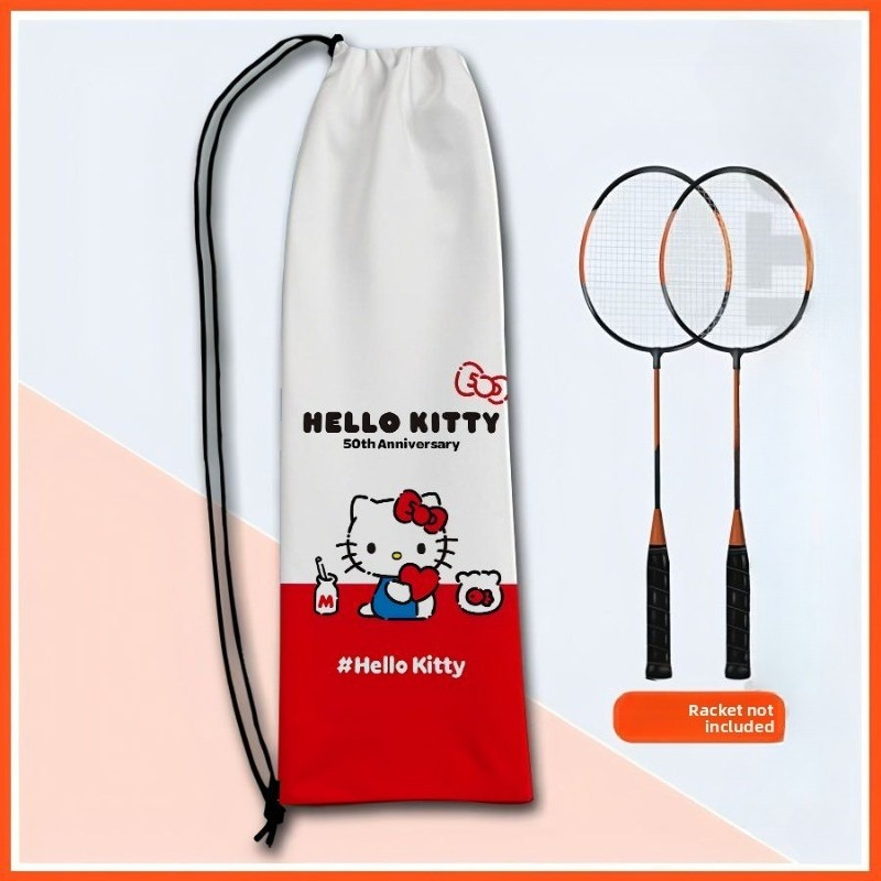 Badminton Rs - Leuke Hello Kitty 50e verjaardag badmintonracket