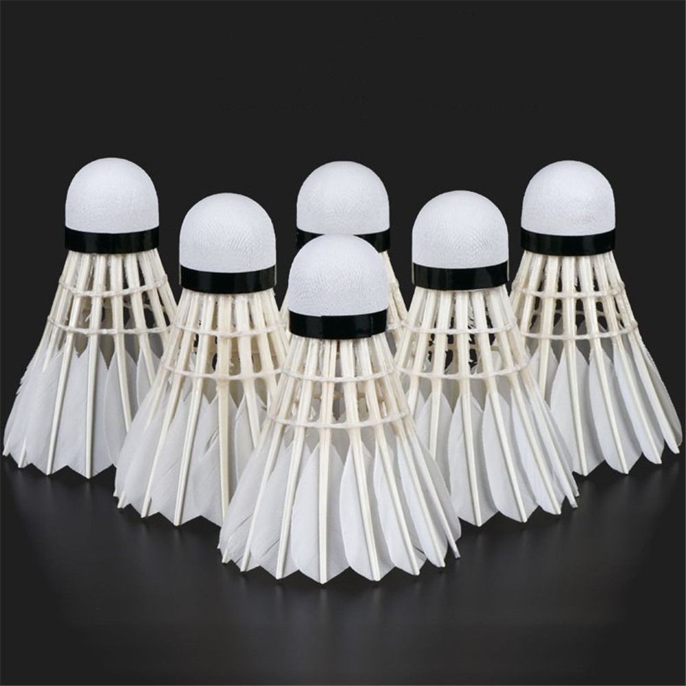 Badminton Bwf - 3/6/12 Stuks Nieuwe Witte Badminton Shuttle