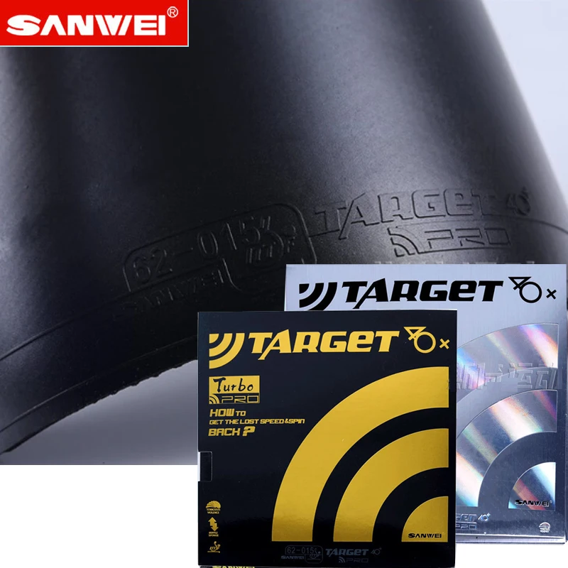 Badminton Europe - SANWEI EUROPA Target/Turbo 40+ Tafeltennisrubberplaat Puistjes