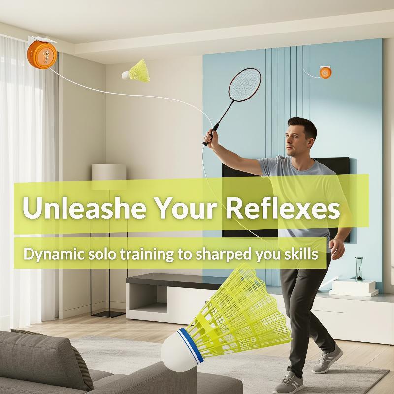 Automatische intrekbare badmin - Badminton Rebound Trainer recensie en prijs