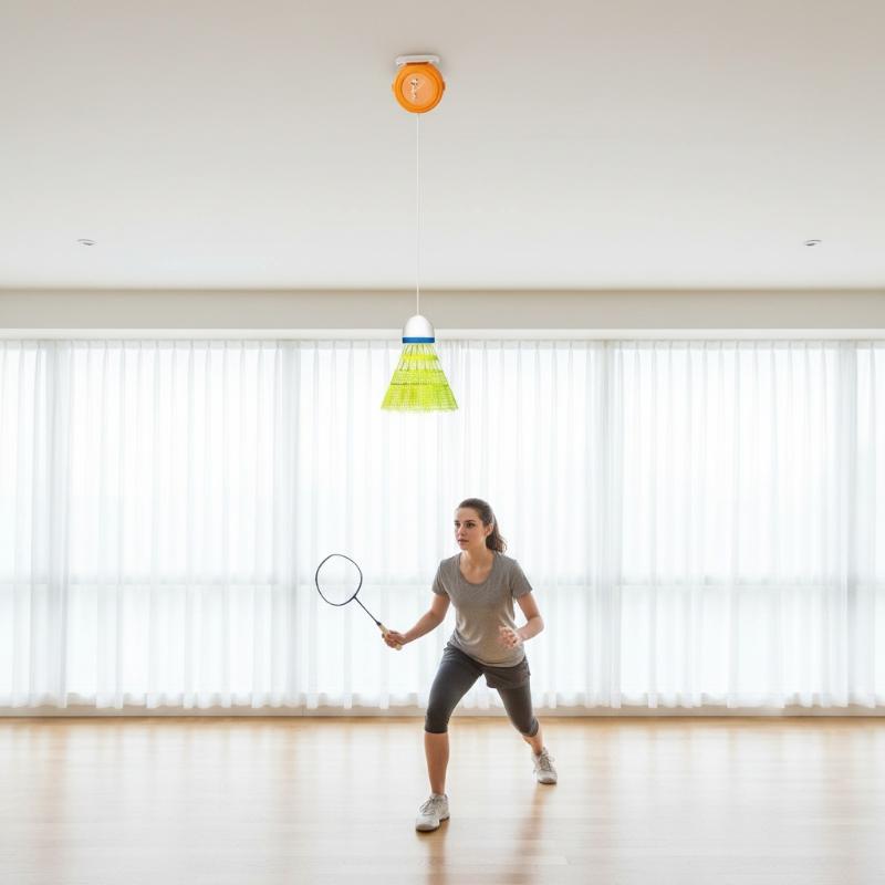 Automatische intrekbare badmin - Badminton Rebound Trainer recensie en prijs
