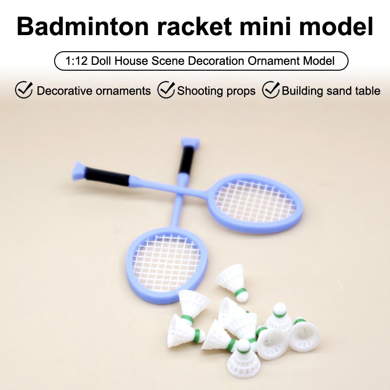 1 paar Miniatuur Badminton Rac - Badminton Europe recensie en prijs
